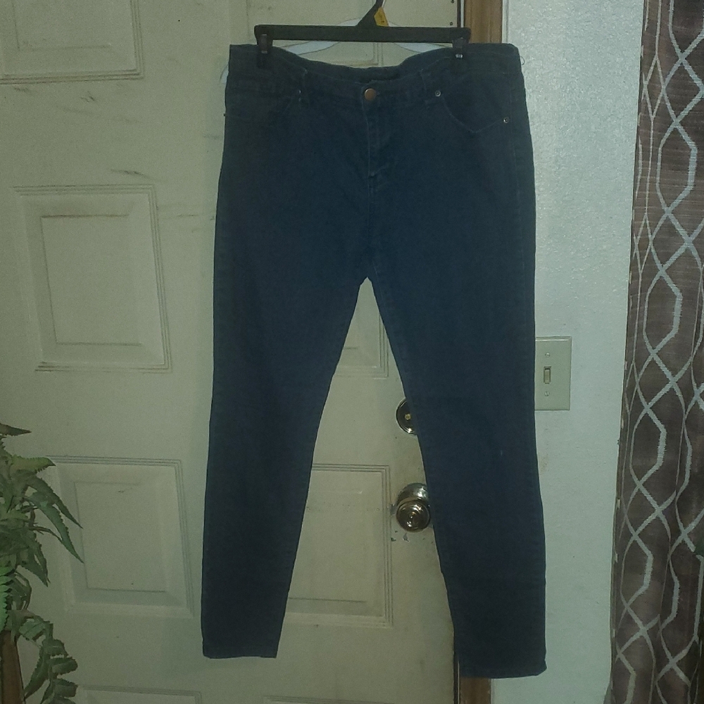 Forever 21 Dark Blue Skinny Jeans